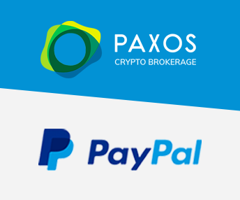 Paxos and PayPal logos