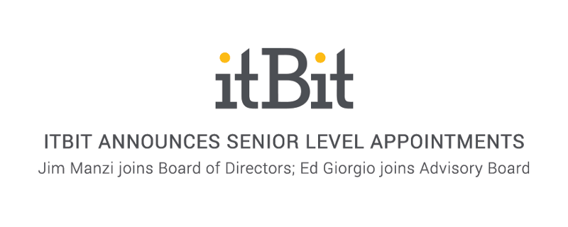 Press Release: itBit Announces Senior Level Appointments — Jim Manzi and Ed Giorgio