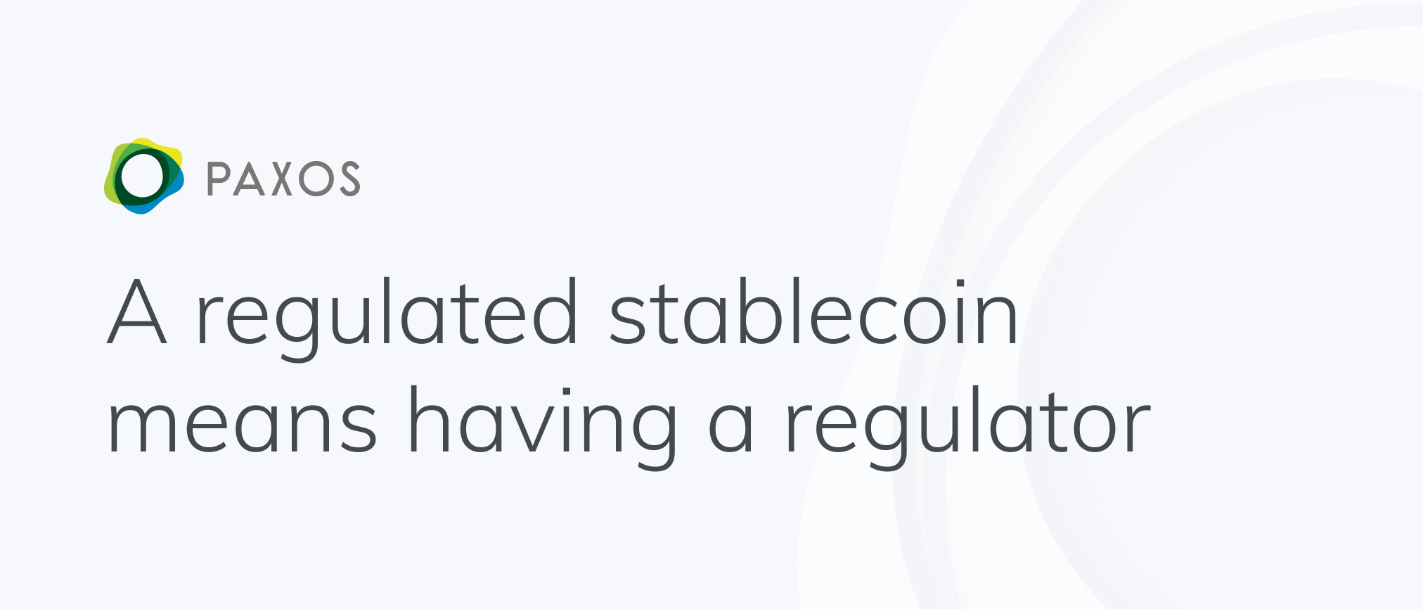 A Regulated Stablecoin Means Having a Regulator