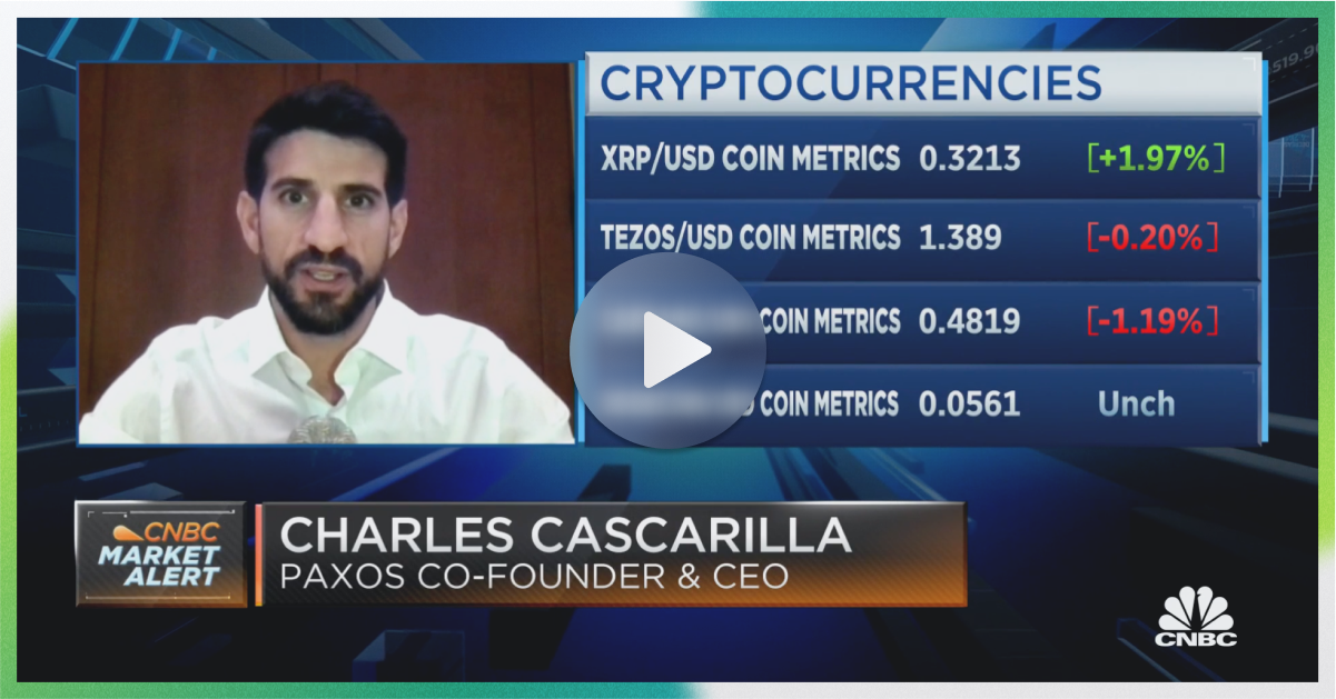 Deciphering the Market: Charles Cascarilla Breaks Down Crypto Volatility on CNBC’s Squawk on the Street