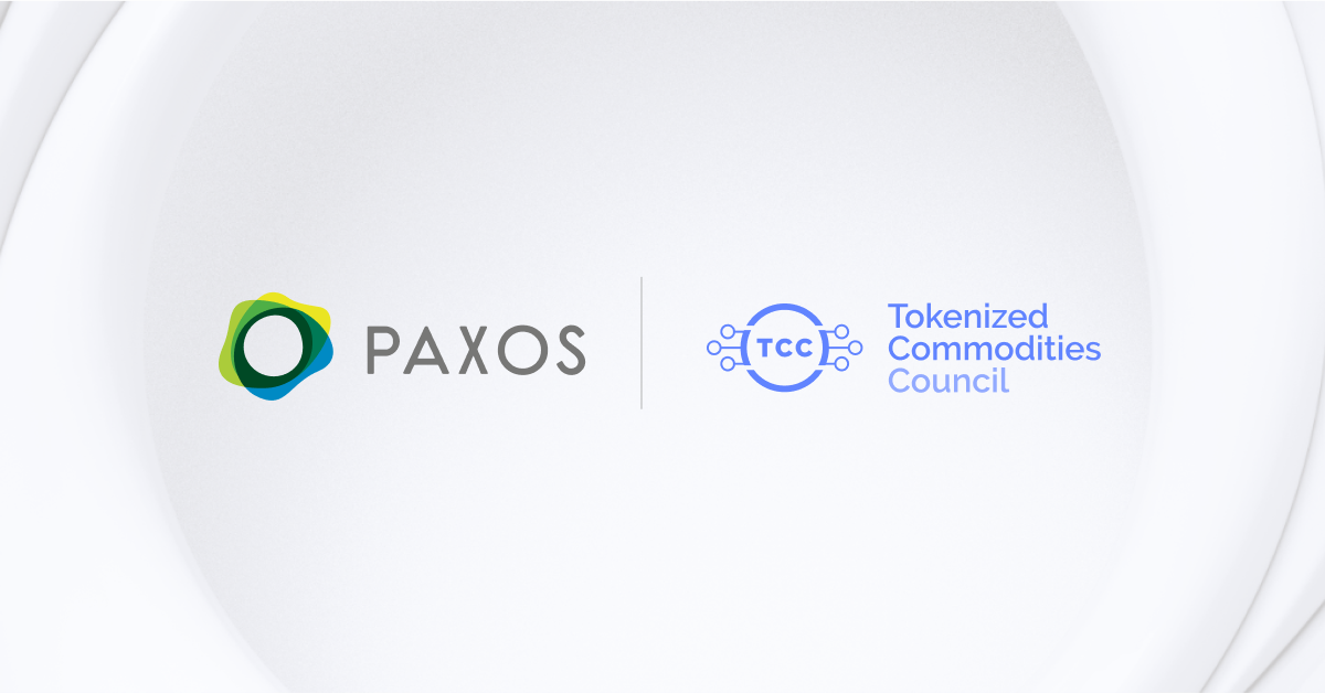 Paxos Announced as Founding Partner in Launch of Tokenized Commodities Council
