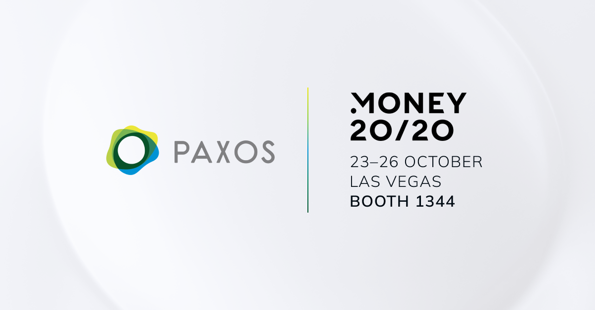 Paxos is Looking Forward to Money 20/20