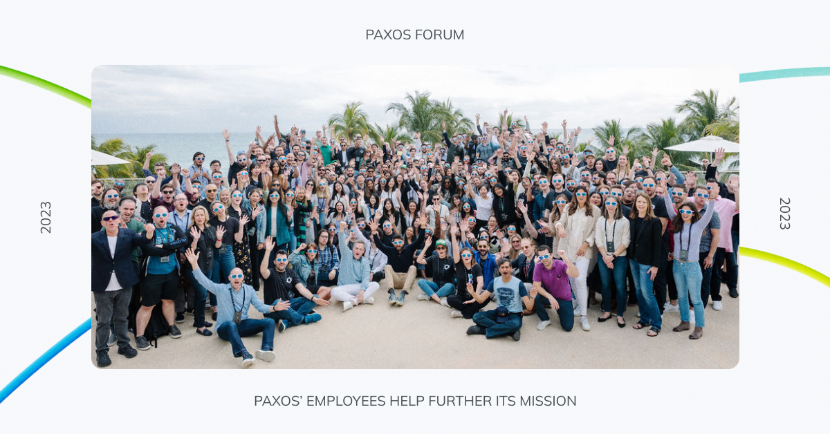 Read more about the article Paxos’ Team Helps Further Its Mission